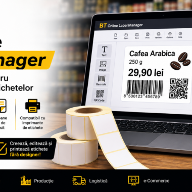Cum creezi și tipărești etichete rapid, fără costuri mari? Descoperă BT Online Label Manager
